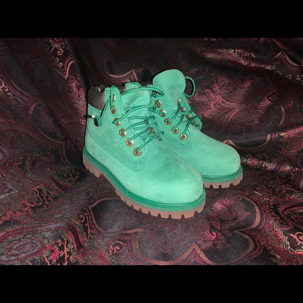 Toddler Boys Green Timberland Boots
